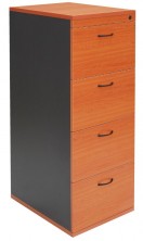 C4FC Rapid Worker 4 Drawer File Cabinet. Lockable. 600 W X 465 D X 1300 H